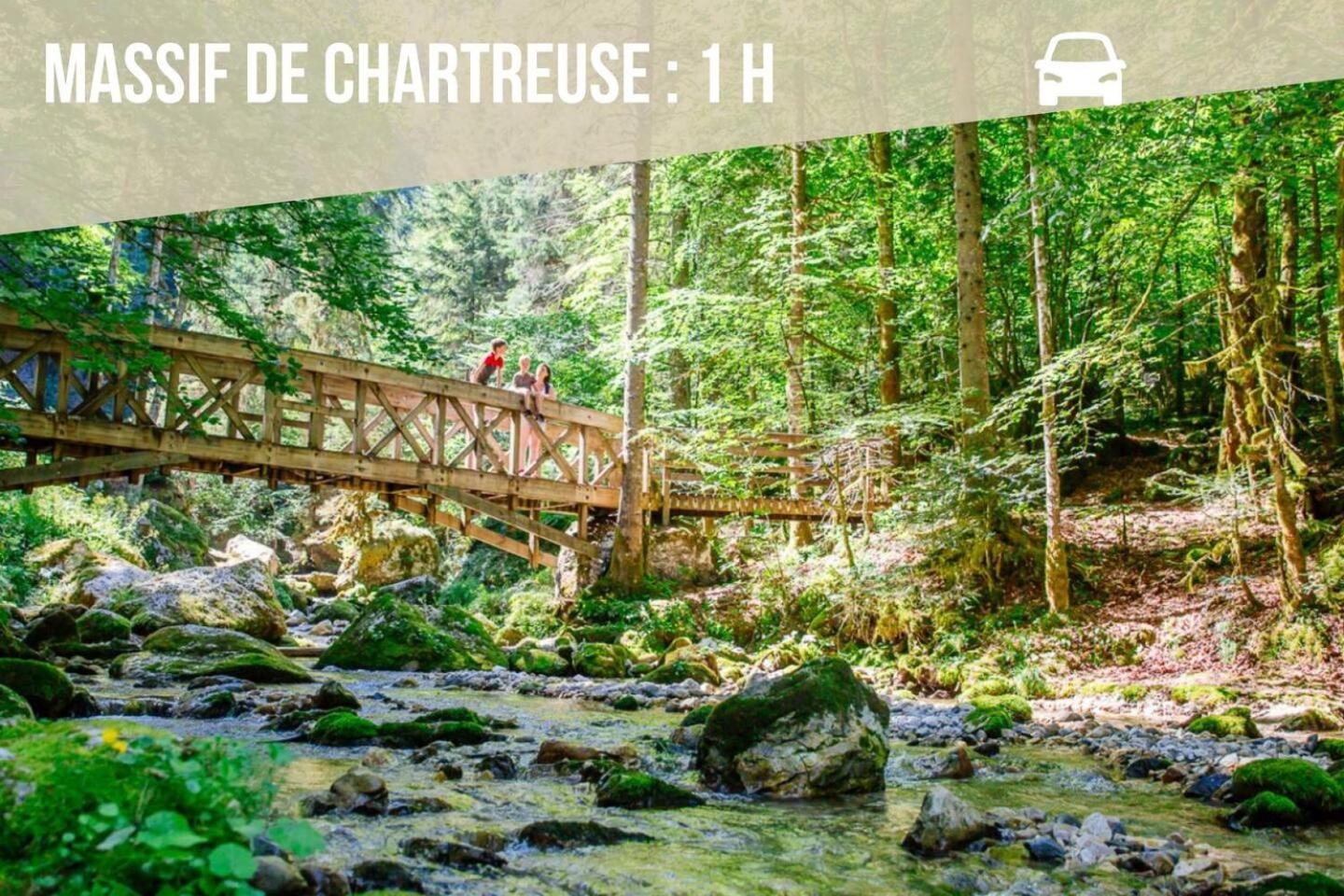 Les Cantinieres - Bourgoin Jallieu - Jardin Prive Ruy-Montceau Exteriör bild